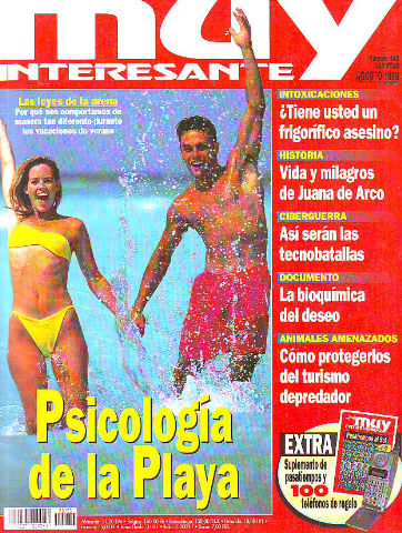 REVISTA MUY INTERESANTE. Nº: 183. PSICOLOGIA DE LA PLAYA.