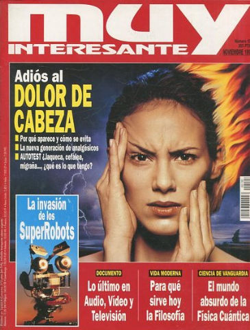 REVISTA MUY INTERESANTE. Nº 198: DOLOR DE CABEZA.