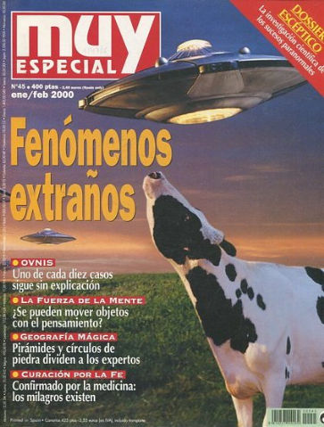 REVISTA MUY INTERESANTE. Nº 45: FENOMENOS EXTRAÑOS.