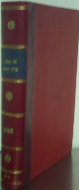 REVUE TRIMESTRIELLE DE DROIT CIVIL. ANNEE 1958, RELIEE EN 1 VOLUME.