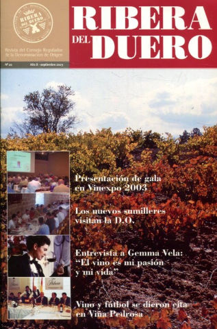 RIBERA DEL DUERO. REVISTA DEL CONSEJO REGULADOR DE LA DENOMINACION DE ORIGEN Nº 20