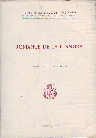 ROMANCE DE LA LLANURA.