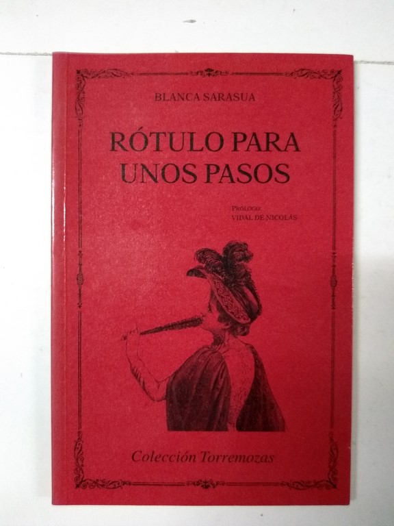 Rótulo para unos pasos