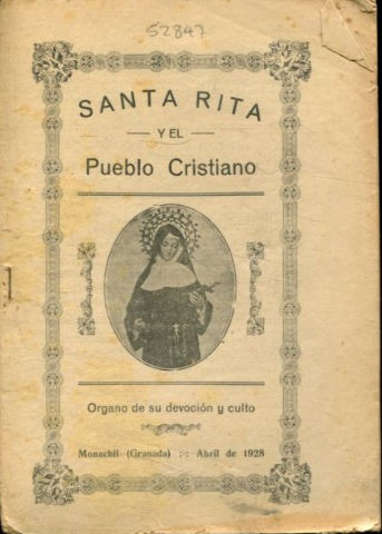 SANTA RITA Y EL PUEBLO CRISTIANO, ORGANO DE SU DEVOCION Y CULTO. AÑO XXIV, NUM. 4.