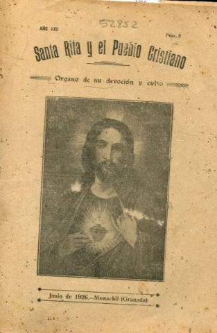 SANTA RITA Y EL PUEBLO CRISTIANO, ORGANO DE SU DEVOCION Y CULTO. AÑO XXII, NUM. 6.