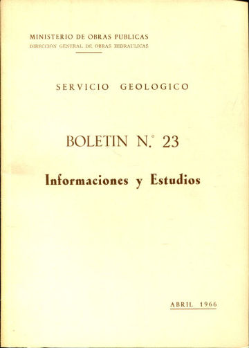 SERVICIO GEOLOGICO. BOLETIN Nº 23: MEDITACIONES ACERCA DEL APROVECHAMIENTO RACIONAL DEL AGUA METEORICA.- DETERMINACION DE LOS NIVELES FREATICOS EN UN MACIZO CALCAREO A PARTIR DE UNA PREVIA EXPLOTACION SUBMARINA, POR FEDERICO MACAU VILAR.