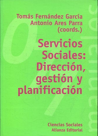 SERVICIOS SOCIALES: DIRECCION, GESTION Y PLANIFICACION.