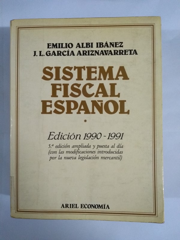 Sistema fiscal Español, I