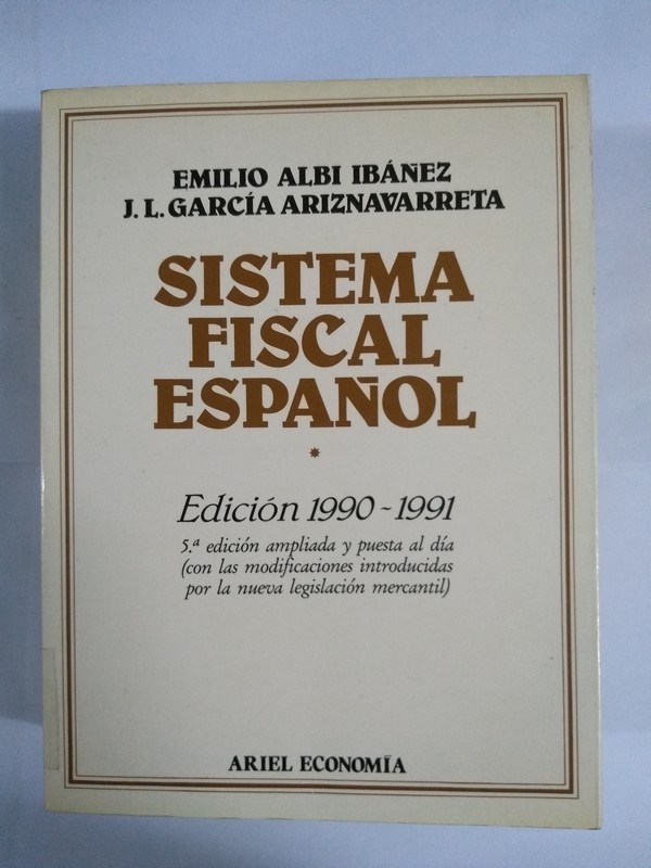 Sistema fiscal Español, I