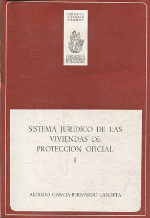 SISTEMA JURIDICO DE LAS VIVIENDAS DE PROTECCION OFICIAL I.