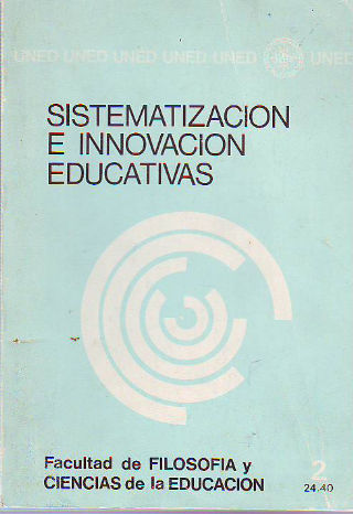 SISTEMATIZACION E INNOVACION EDUCATIVAS. TOMO 2.