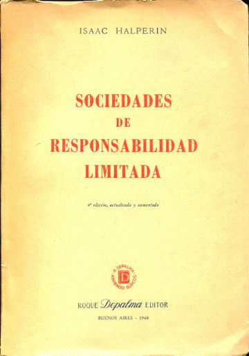 SOCIEDADES DE RESPONSABILIDAD LIMITADA.