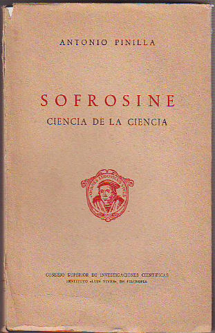 SOFROSINE. CIENCIA DE LA CIENCIA.