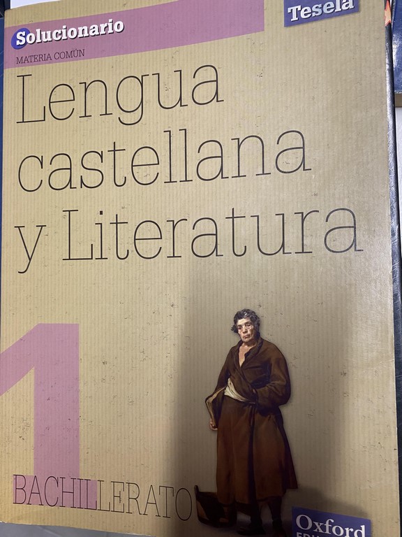 SOLUCIONARIO. LENGUA CASTELLANA Y LITERATURA, 1 BACHILLERATO.