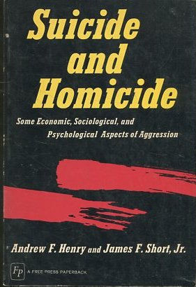 SUICIDE AND HOMICIDE. SOME ECONOMIC, SOCIOLOGICAL, AND PSYCHOLOGICAS ASPECTS OF AGREESION.