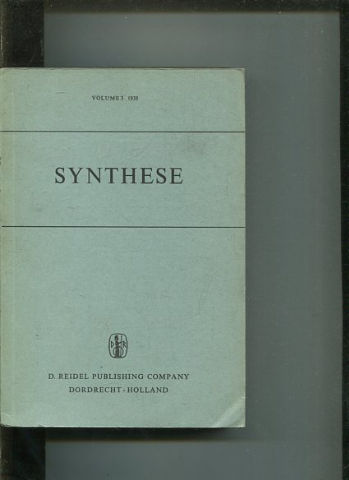 SYNTHESE VOLUME 3 1938.