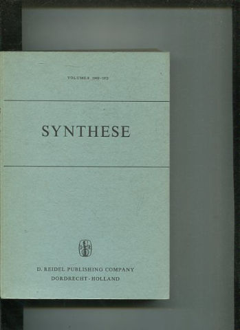 SYNTHESE VOLUME 8 1949-1951.