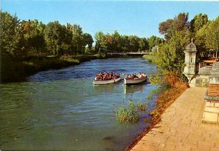 TARJETA POSTAL DE ARANJUEZ. 10: EMBARCADERO REAL DE LA CASA DE MARINOS.