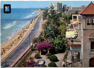 TARJETA POSTAL DE BENICASSIM, Nº 55: PLAYA DE LAS VILLAS.