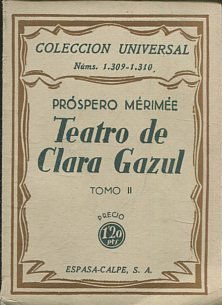 TEATRO DE CLARA GAZUL TOMO II.