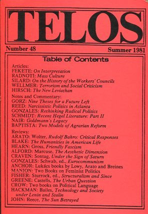 TELOS: NUMBER 48 (SUMMER 1981).