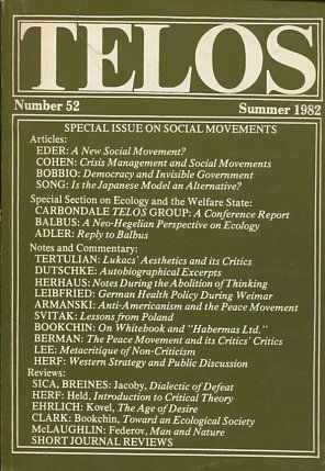 TELOS: NUMBER 52 (SUMMER 1982).