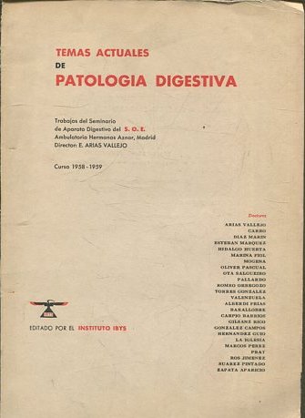 TEMAS ACTUALES DE PATOLOGIA DIGESTIVA.