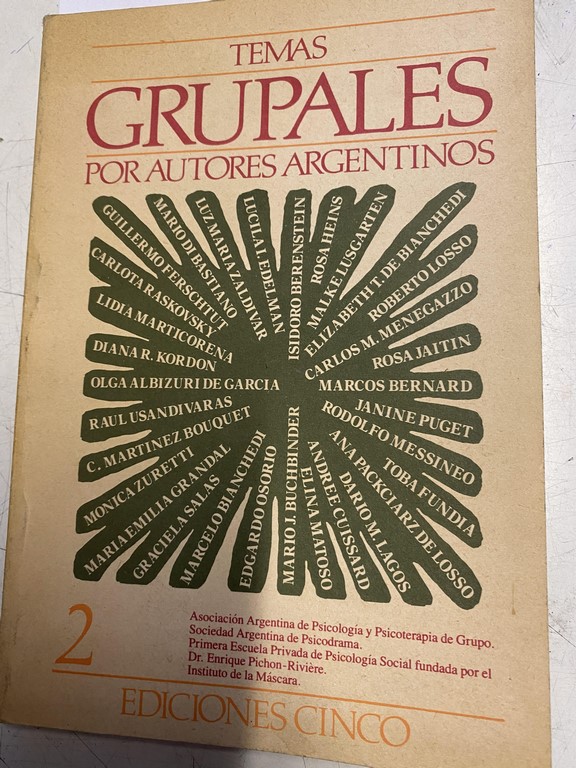 TEMAS GRUPALES POR AUTORES ARGENTINOS. 2.