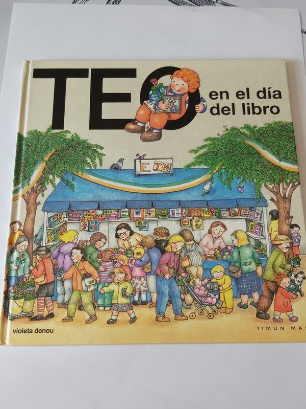 Teo en el día del libro