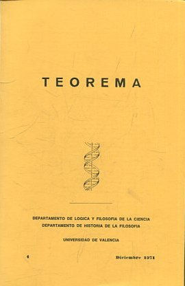 TEOREMA. REVISTA INTERNACIONAL DE FILOSOFIA 4.