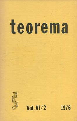 TEOREMA. REVISTA INTERNACIONAL DE FILOSOFIA . VOL. VI/ 2.