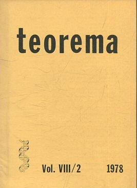 TEOREMA. REVISTA INTERNACIONAL DE FILOSOFIA . VOL. VIII/2.