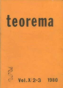 TEOREMA. VOL. X/ 2-3.