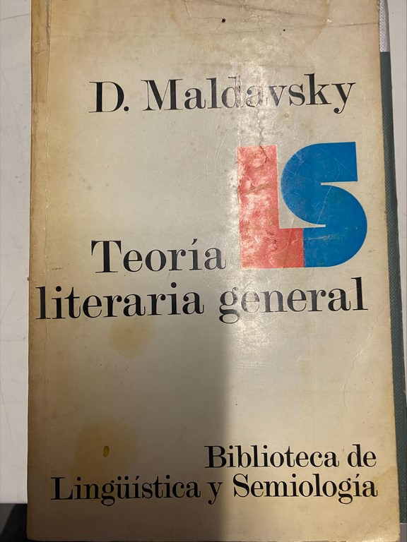 TEORIA LITERARIA GENERAL. ENFOQUE MULTIDISCIPLINARIO.