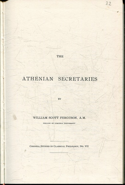 THE ATHENIAN SECRETARIES.