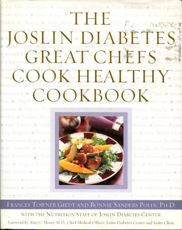 THE JOSLIN DIABETES GREAT CHEFS COOK HEALTHY COOKBOOK.