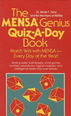 THE MENSA GENIUS QUIZ-A-DAY BOOK.