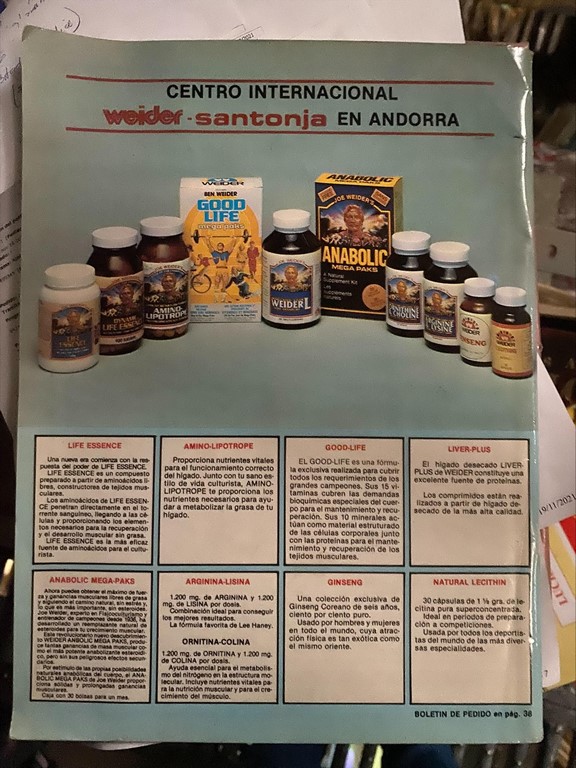 THE MUSCLE. REVISTA DE NUTRICION Y EJERCICIO. MUJER: LA DIETA PERFECTA. BICEPS GIGANTES. LOS CAMPEONES CUENTAS SUS SECRETOS AÑO IV-Nº 35.