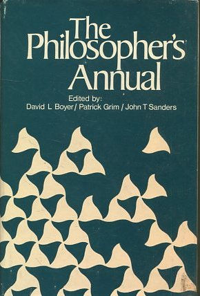 THE PHILOSOPHER'S ANNUAL.