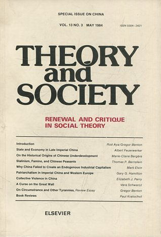 THEORY AND SOCIETY. RENEWAL AND CRITIQUE IN SOCIAL THEORY. VOL 13/3.