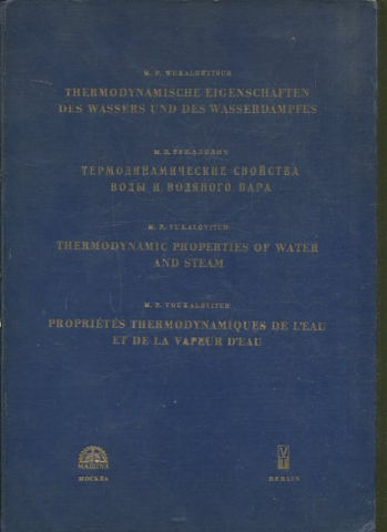 THERMODYNAMISCHE EIGENSCHAFTEN DES WASSERS UND DES WASSERDAMPFES.