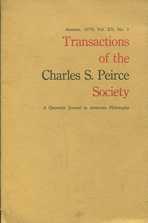 TRANSACTIONS OF THE CHARLES S. PEIRCE SOCIETY.  VOL. XV, Nº 3.