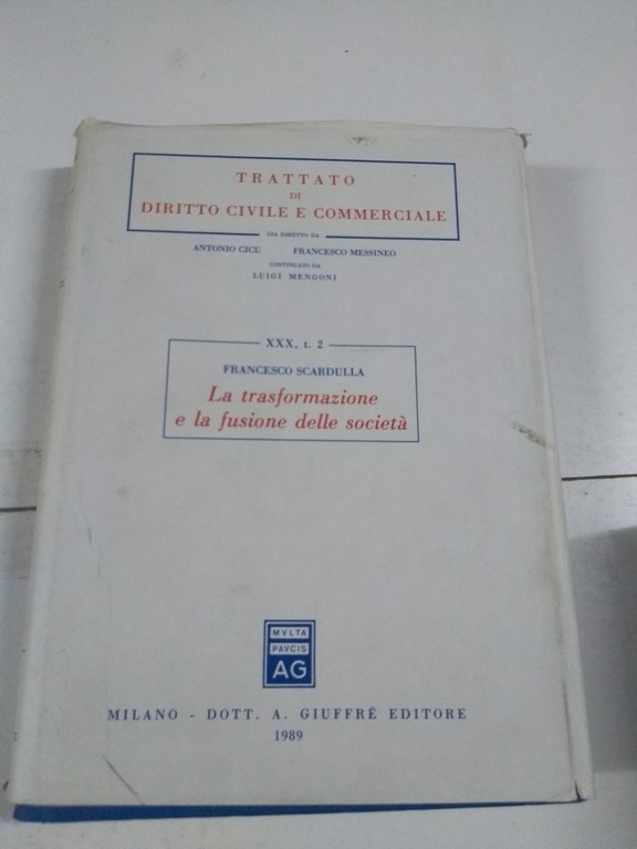 Trattato di diritto civile e commerciale