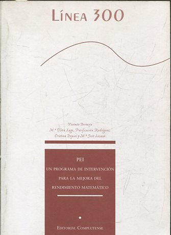 UN PROGRAMA DE INTERVENCION PARA LA MEJORA DEL RENDIMIENTO MATEMATICO.