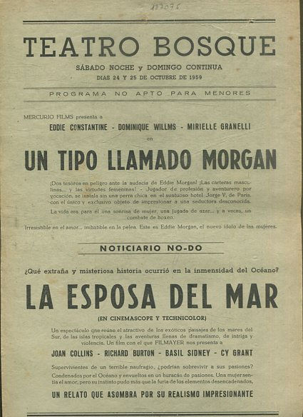 UN TIPO LLAMADO MORGAN. NO-DO. LA ESPOSA DEL MAR.