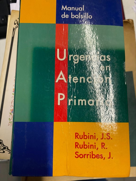 URGENCIAS DE ATENCION PRIMARIA, MANUAL DE BOLSILLO.