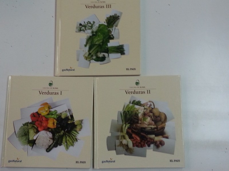 Verduras.  I, II y III