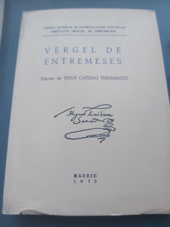 VERGEL DE ENTREMESES,