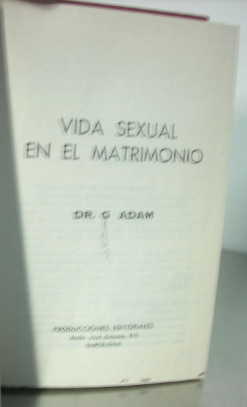 VIDA SEXUAL EN EL MATRIMONIO.