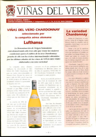 VIÑAS DEL VERO. SOTOMONTANO DENOMINACION DE ORIGEN. LA CULTURA DEL SOTOMONTANO. Nº 7.